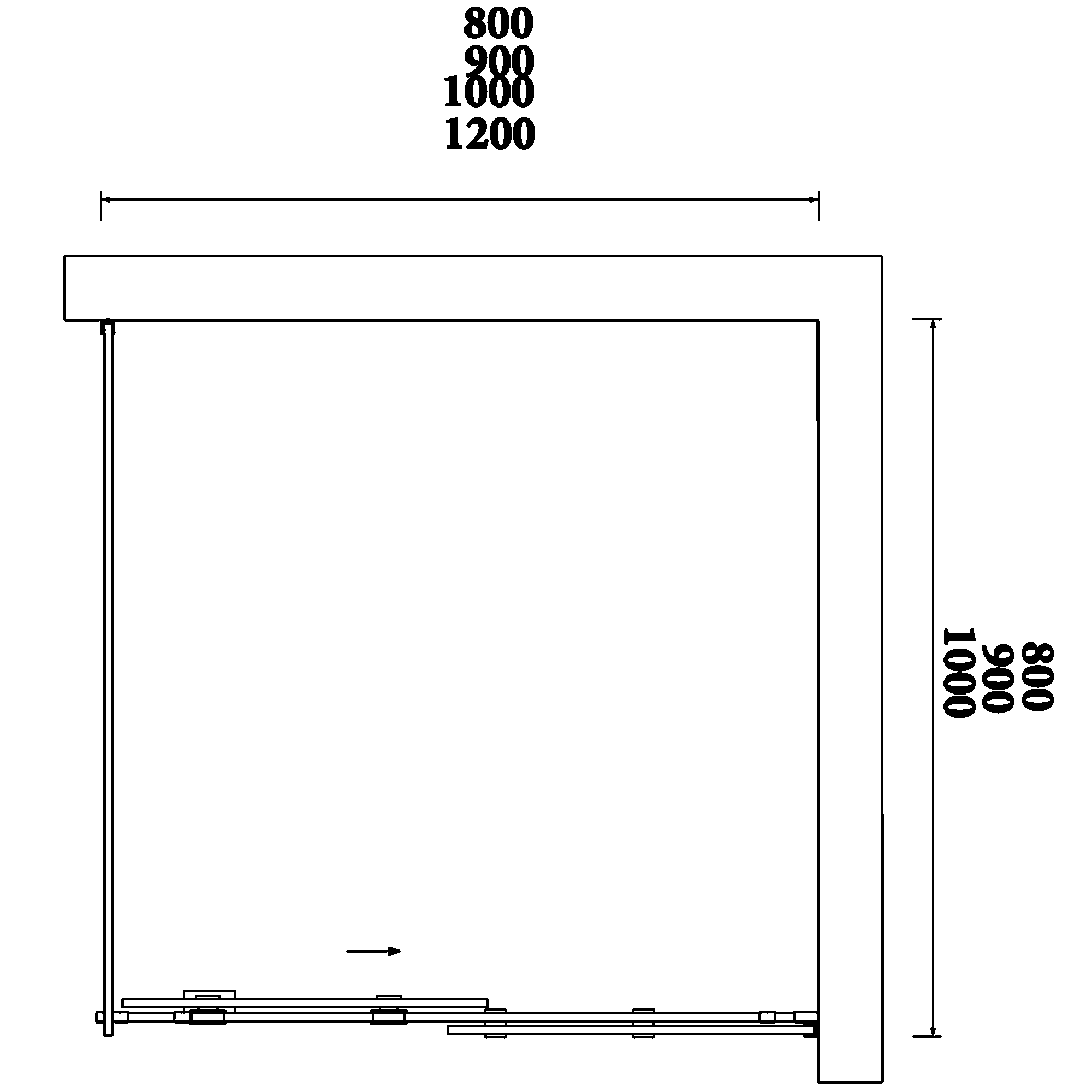 schéma cabine de douche - jacory 5